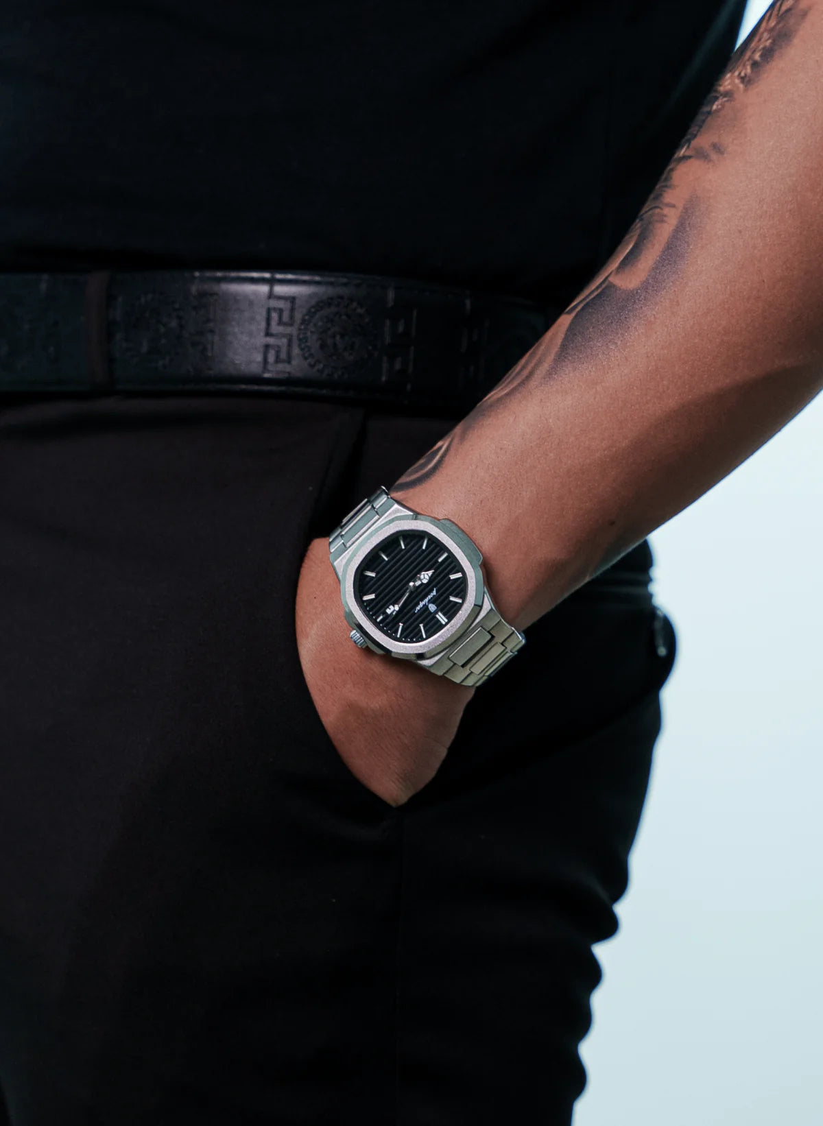 POEDAGAR 613 - Nautilus Inspired Stainless Steel Edition