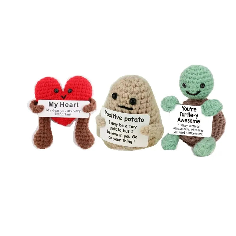 Feel-Good Friends- Positive Potato/Bee/Duck/Lemon, Emotional Support Shark, & Heart