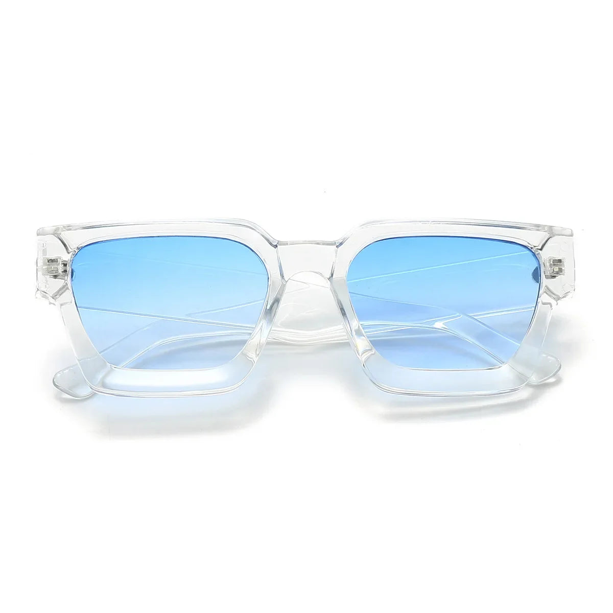 JNPCXI Retro Square Sunglasses – UV400 Gradient Unisex Shades