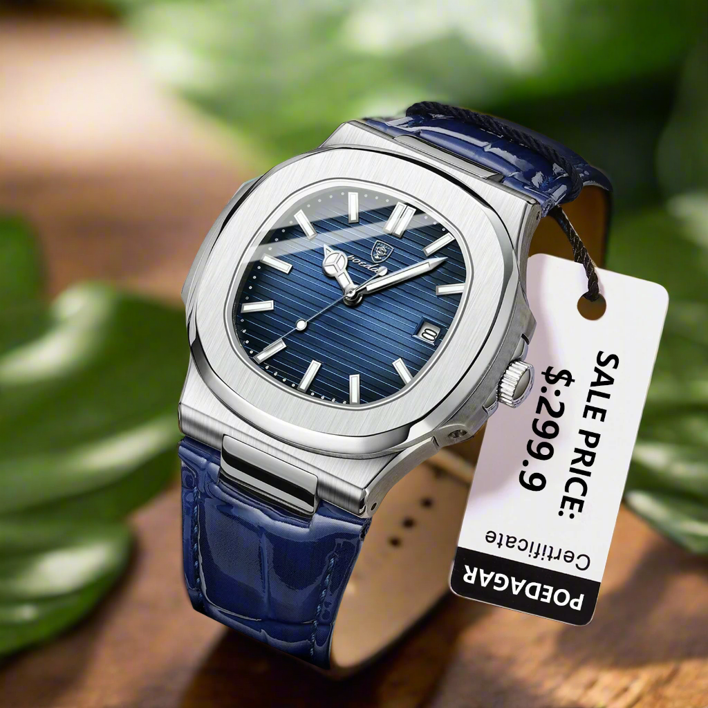 POEDAGAR 613 - Nautilus Inspired Leather Edition