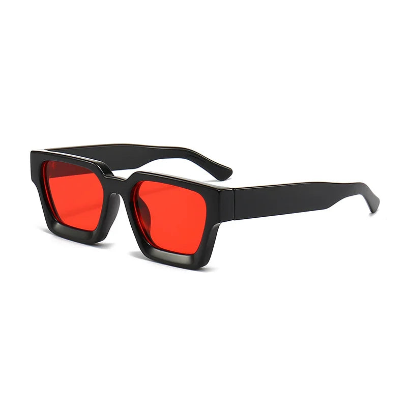 JNPCXI Retro Square Sunglasses – UV400 Gradient Unisex Shades