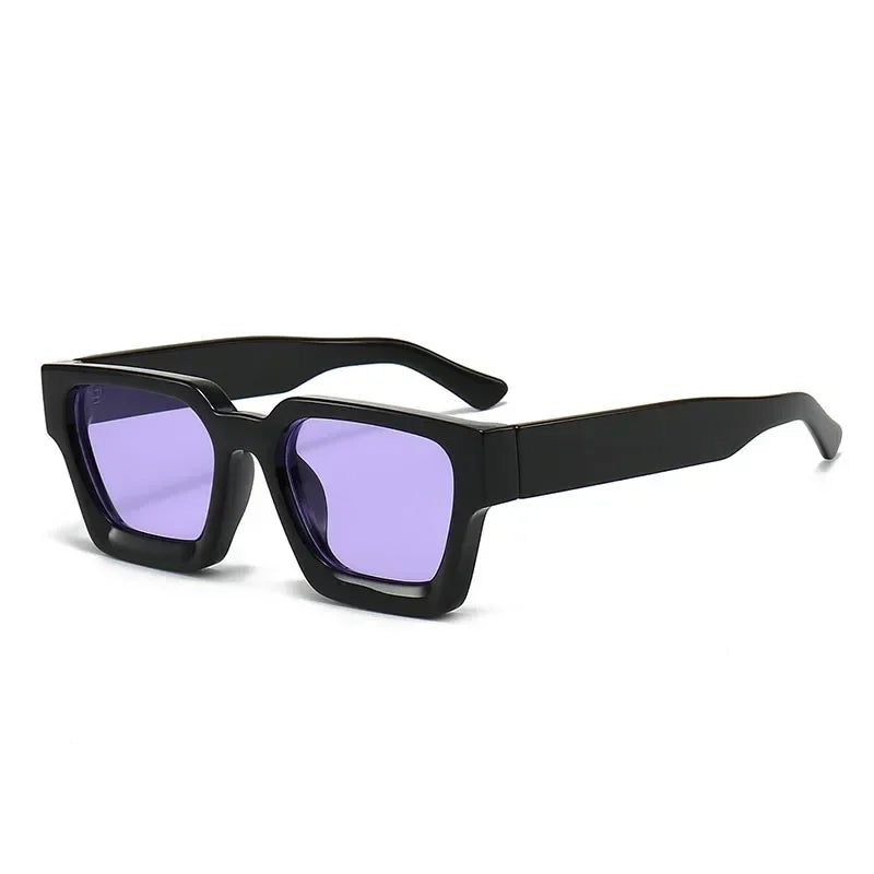 JNPCXI Retro Square Sunglasses – UV400 Gradient Unisex Shades