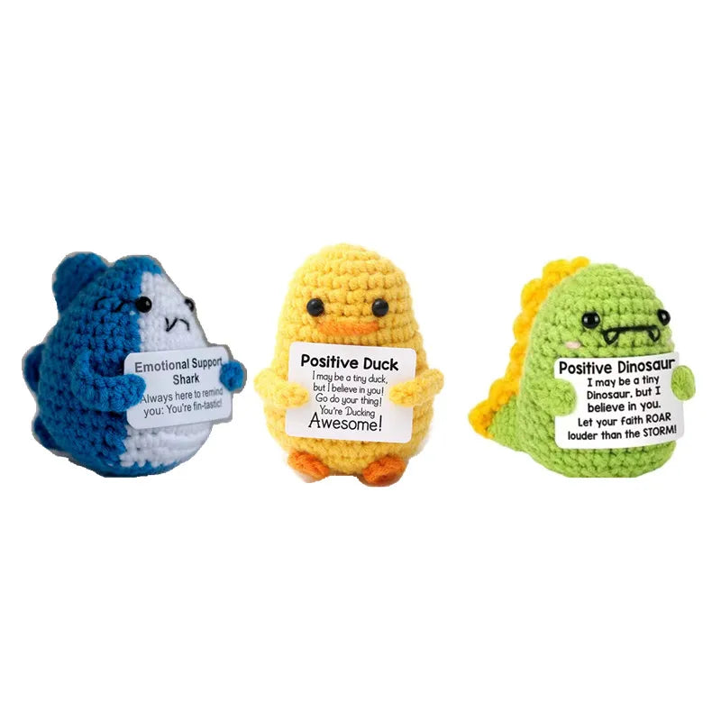 Feel-Good Friends- Positive Potato/Bee/Duck/Lemon, Emotional Support Shark, & Heart