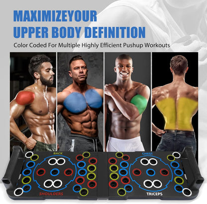 (New!) 56-in-1 Multi-functional Foldable Push Up Board Training Sport Workout Fitness Gym Equipment