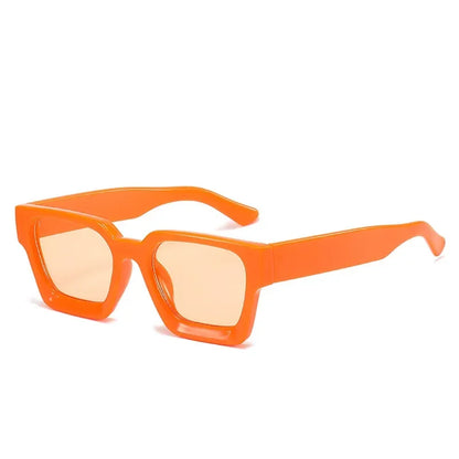 JNPCXI Retro Square Sunglasses – UV400 Gradient Unisex Shades