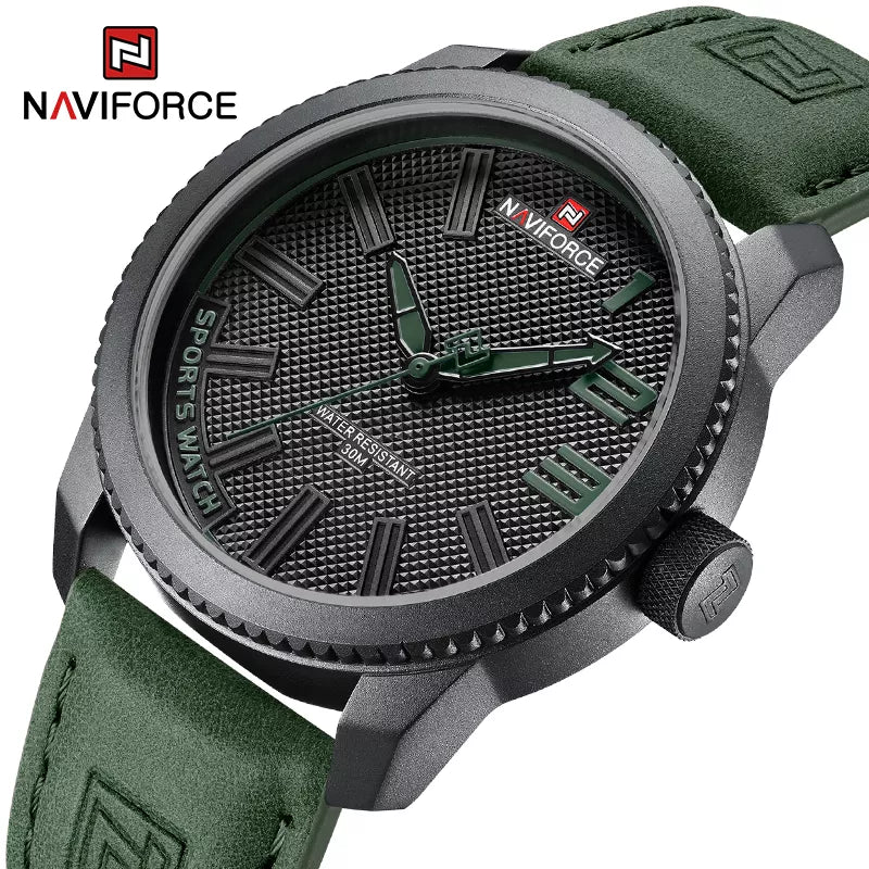 NAVIFORCE NF9202L - Military Sports Leather Timepiece