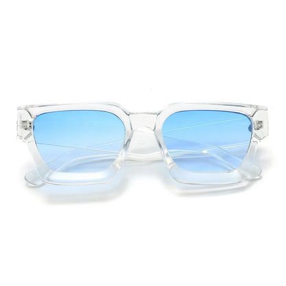 JNPCXI Retro Square Sunglasses – UV400 Gradient Unisex Shades