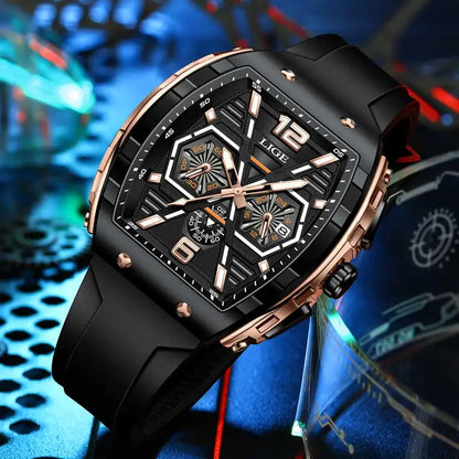 Relogio Masculino LIGE: Luxury Men's Quartz Watch