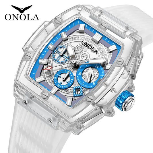 [NEW!] ONOLA - ON6811 Transparent Luxury Men's Watch