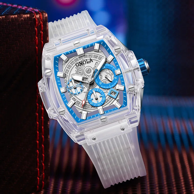 [NEW!] ONOLA - ON6811 Transparent Luxury Men's Watch