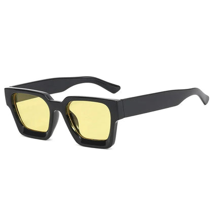 JNPCXI Retro Square Sunglasses – UV400 Gradient Unisex Shades