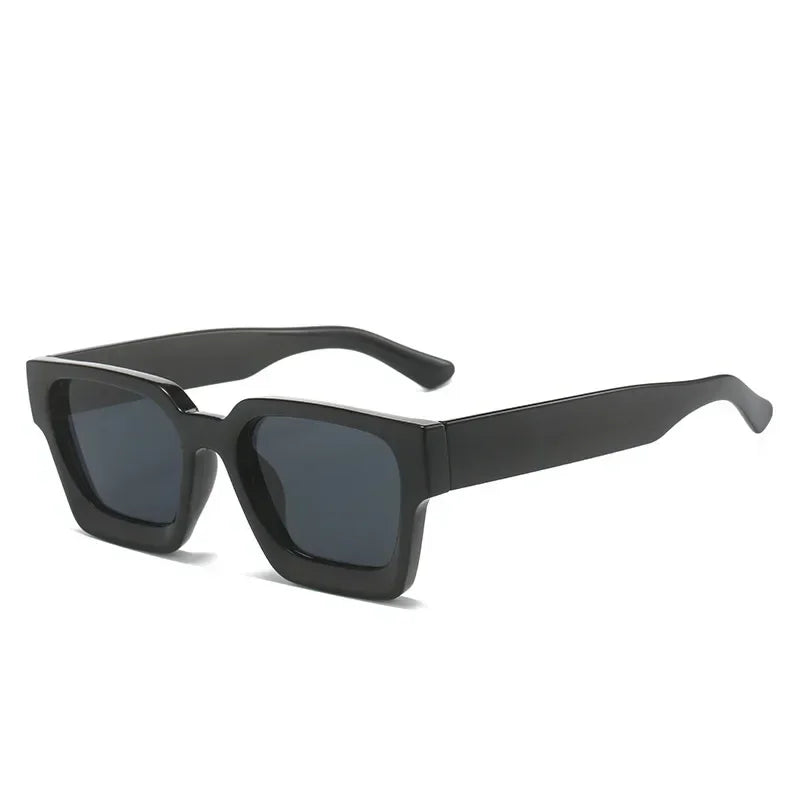 JNPCXI Retro Square Sunglasses – UV400 Gradient Unisex Shades