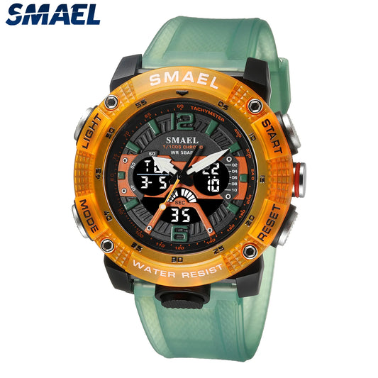 SMAEL 8058 - Analog Digital Sport Watch