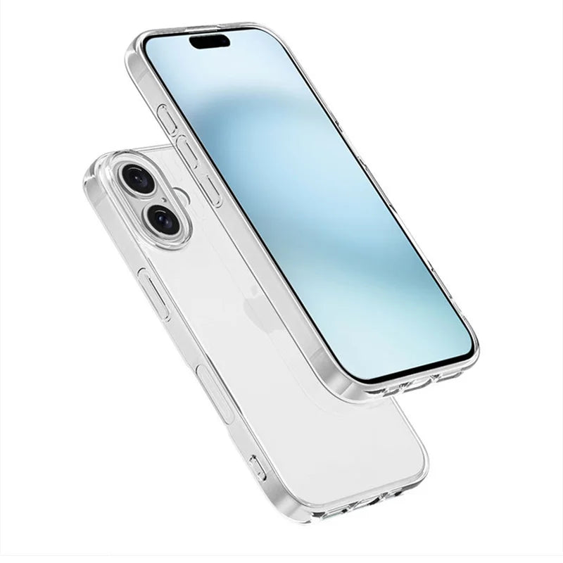 ClearGuard Slim TPU Case © for iPhone 16/Pro/Max/Plus – Ultra Thin, Crystal Clear Protection