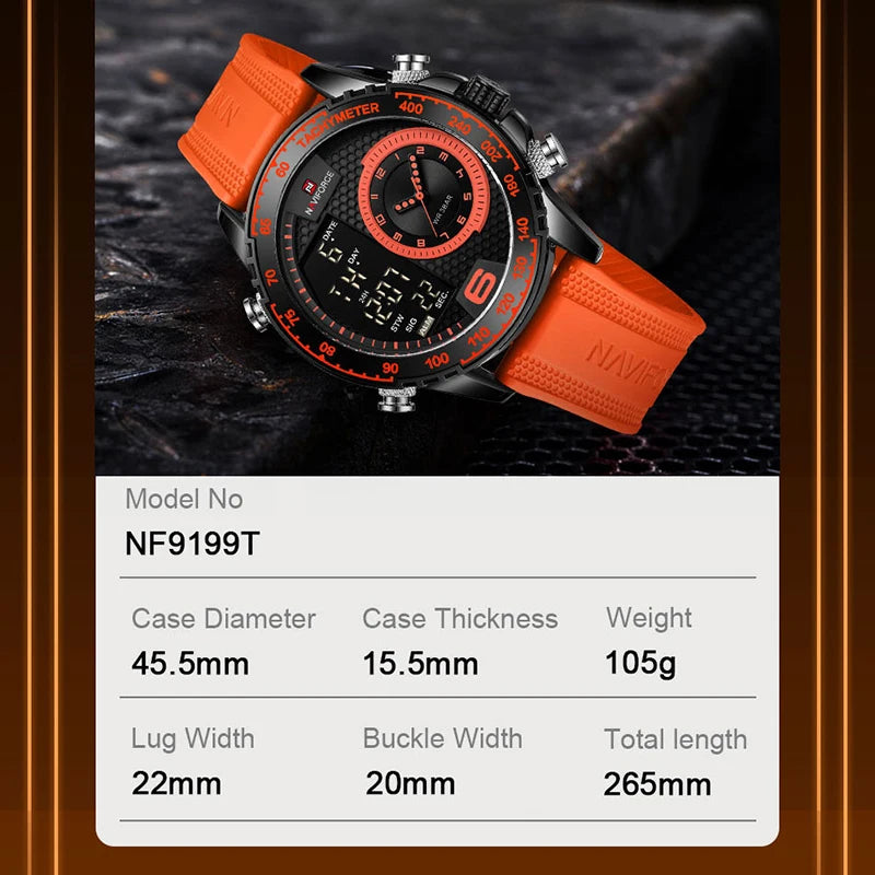 NAVIFORCE NF9199T: Tactical Luminance Watch