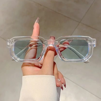 CHUBAN A-01 Vintage Rectangle Sunglasses – Trendy UV400 Fashion Eyewear