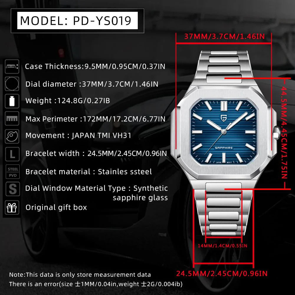 PD-YS019 2025 PAGANI DESIGN: Inspired by Santos De Cartier