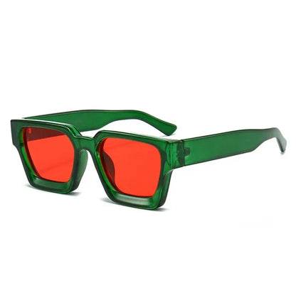 JNPCXI Retro Square Sunglasses – UV400 Gradient Unisex Shades