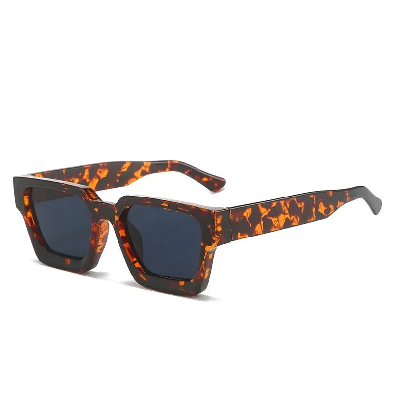 JNPCXI Retro Square Sunglasses – UV400 Gradient Unisex Shades