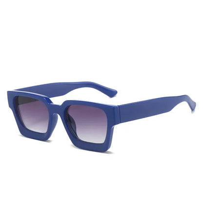 JNPCXI Retro Square Sunglasses – UV400 Gradient Unisex Shades
