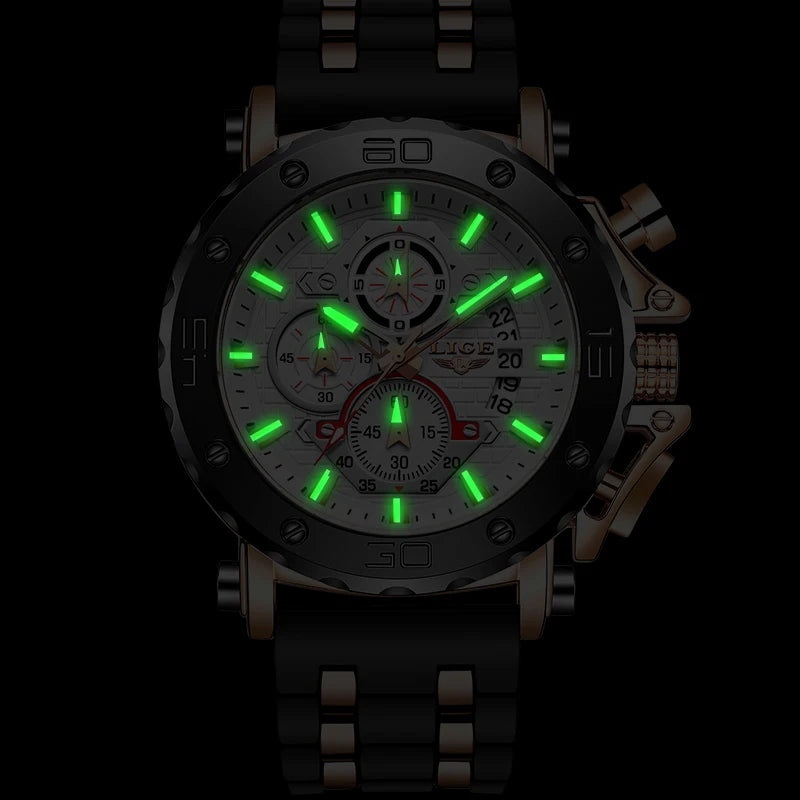 Men's Military LIGE Watch: New Military Edition