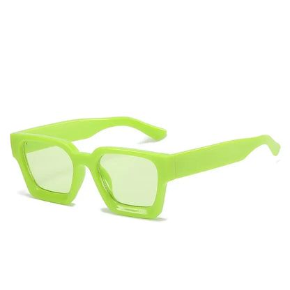 JNPCXI Retro Square Sunglasses – UV400 Gradient Unisex Shades