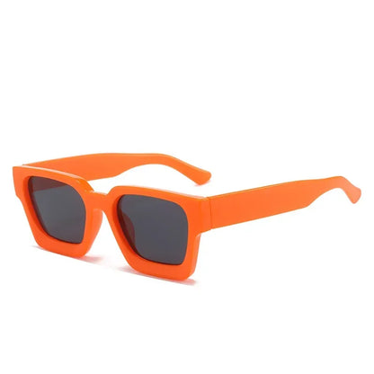 JNPCXI Retro Square Sunglasses – UV400 Gradient Unisex Shades