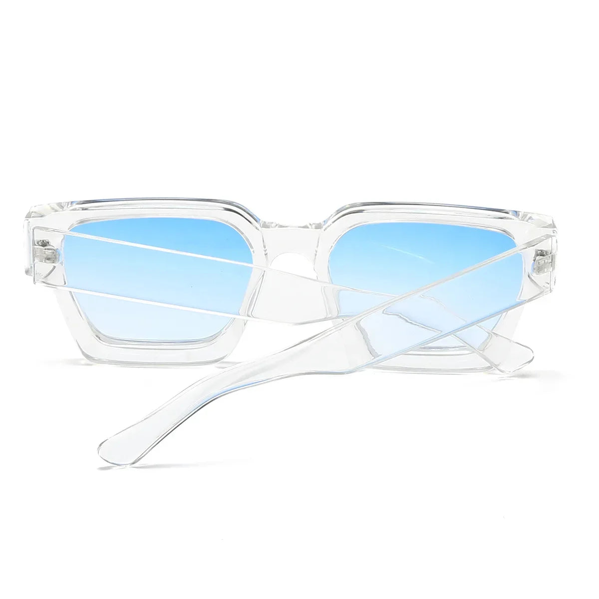 JNPCXI Retro Square Sunglasses – UV400 Gradient Unisex Shades