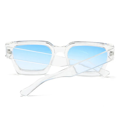 JNPCXI Retro Square Sunglasses – UV400 Gradient Unisex Shades