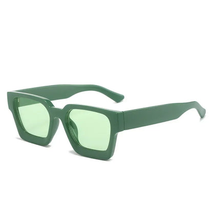 JNPCXI Retro Square Sunglasses – UV400 Gradient Unisex Shades