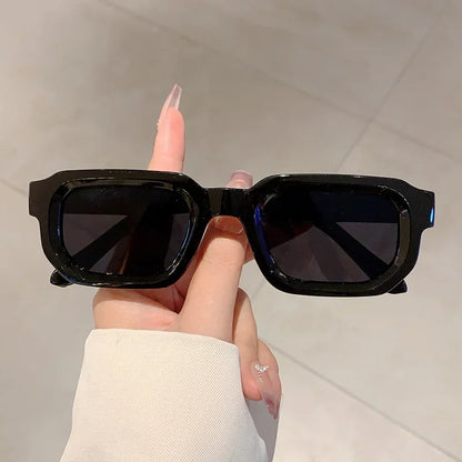 CHUBAN A-01 Vintage Rectangle Sunglasses – Trendy UV400 Fashion Eyewear