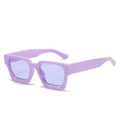 JNPCXI Retro Square Sunglasses – UV400 Gradient Unisex Shades