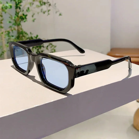 CHUBAN A-01 Vintage Rectangle Sunglasses – Trendy UV400 Fashion Eyewear