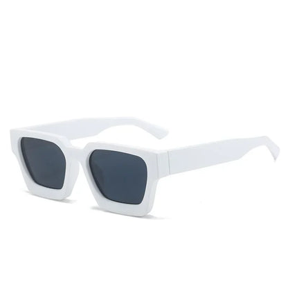JNPCXI Retro Square Sunglasses – UV400 Gradient Unisex Shades