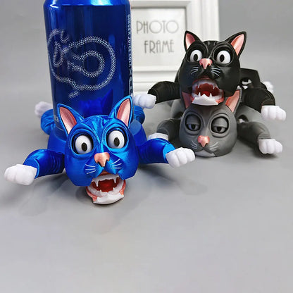 3D Print Cat Coasters,Funny Animals Cup Coaster,Novel and Cute Cat Mug Holder