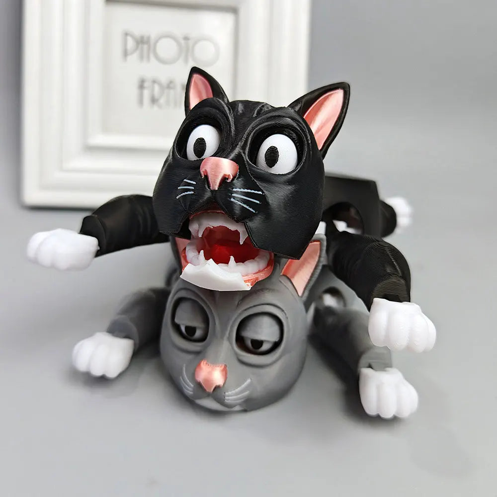 3D Print Cat Coasters,Funny Animals Cup Coaster,Novel and Cute Cat Mug Holder