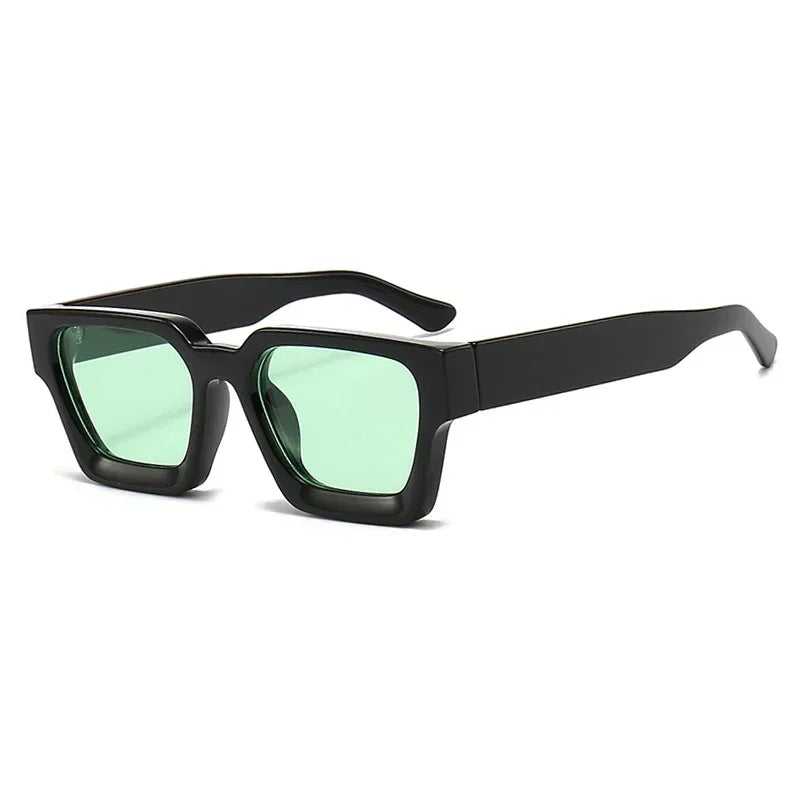 JNPCXI Retro Square Sunglasses – UV400 Gradient Unisex Shades