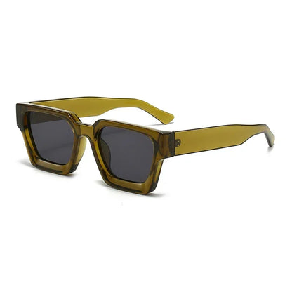 JNPCXI Retro Square Sunglasses – UV400 Gradient Unisex Shades