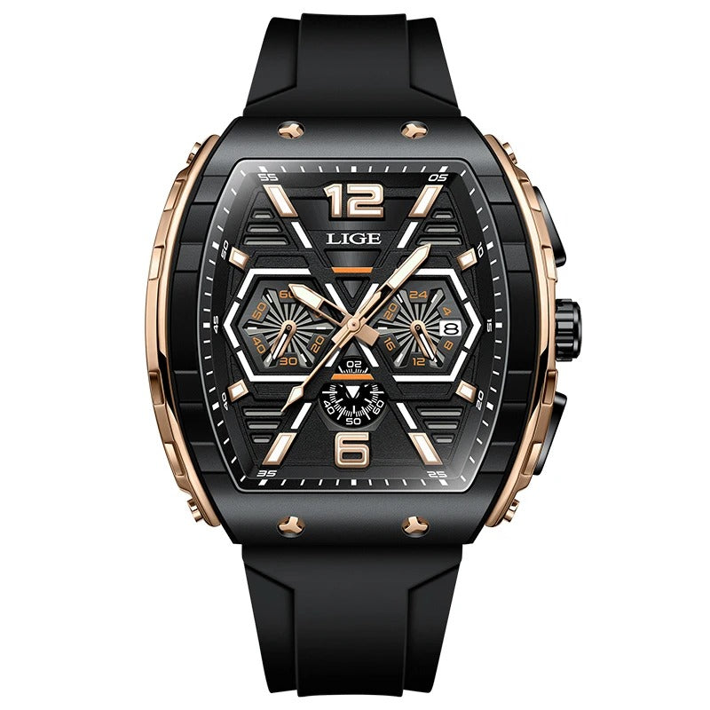 Relogio Masculino LIGE: Luxury Men's Quartz Watch